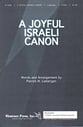 A Joyful Israeli Canon-P.O.P. Two-Part choral sheet music cover